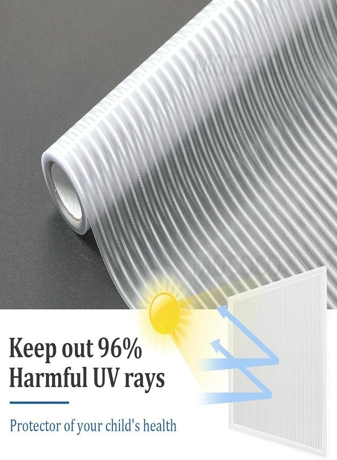 MOCOCO فيلم MOCOCO الفاخر من الفينيل لحماية الخصوصية، مُلوّن ومُضلّع، للزجاج (16 × 96 بوصة) - ملصق ورق جدران مُثلّج ذاتي اللصق، ورقة معتمة لتغطية الزجاج، النوافذ، الأبواب، المكاتب، المنازل. | مضاد للأشعة فوق البنفسجية. مُضلّع ثلاثي الأبعاد - Image 3